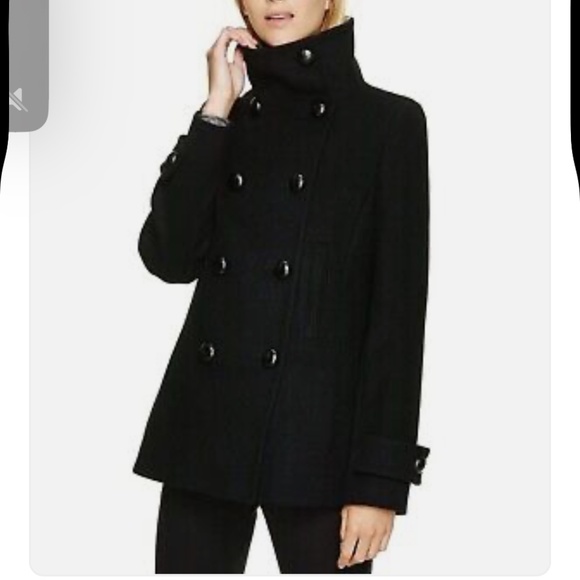 Aritzia Jackets & Blazers - Aritzia T. Babaton Howell Wool Cashmere Double Breast High Collar Peacoat XXS